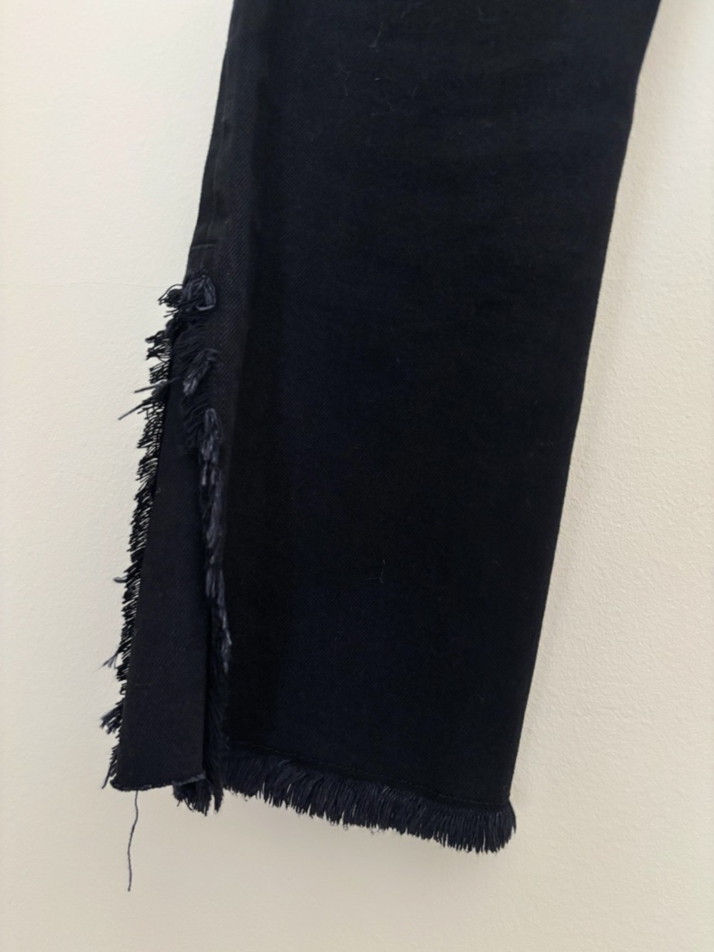 Pistola Black High Rise Lennon Crop Raw Hem Boot Jean Sz 27 - Picture 7 of 10